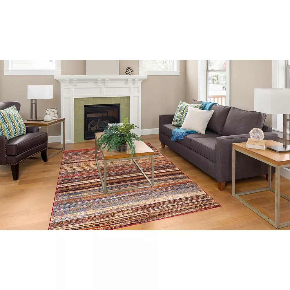 Concord Global Diamond Solstice Striped Rug - Image 2