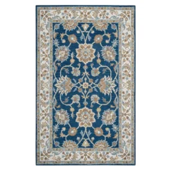 Rizzy Home Ashlyn Framed Floral II Wool Rug