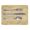 Fork, Spoon & Knife Neoprene Kitchen Mat - 22" X 31"