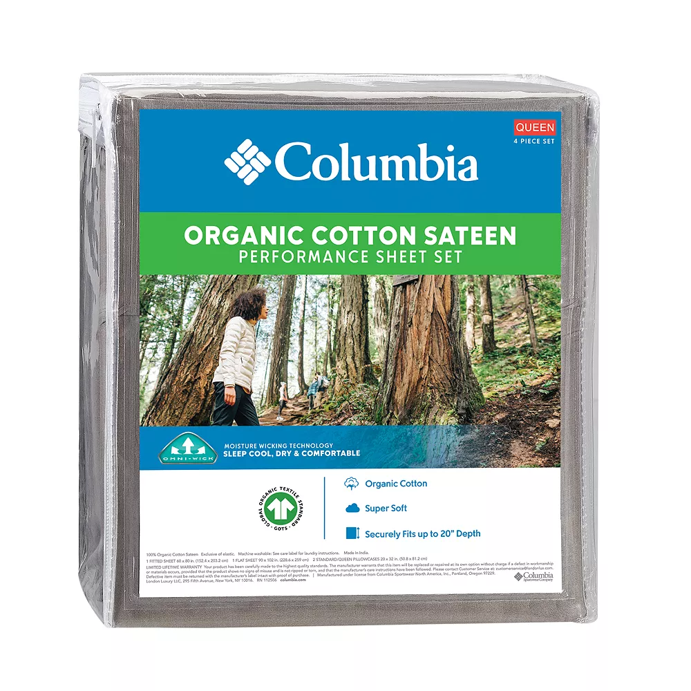 Columbia Organic Cotton Sateen Sheet Set - Image 3