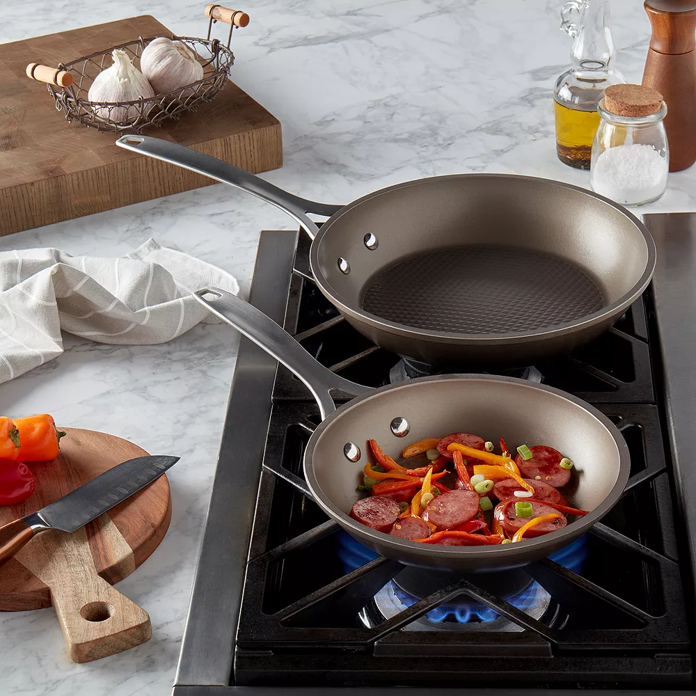 Food Network™ 2-pc. Textured Nonstick Frypan Set - Image 6