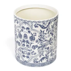 Cassadecor Damask Bath Waste Basket