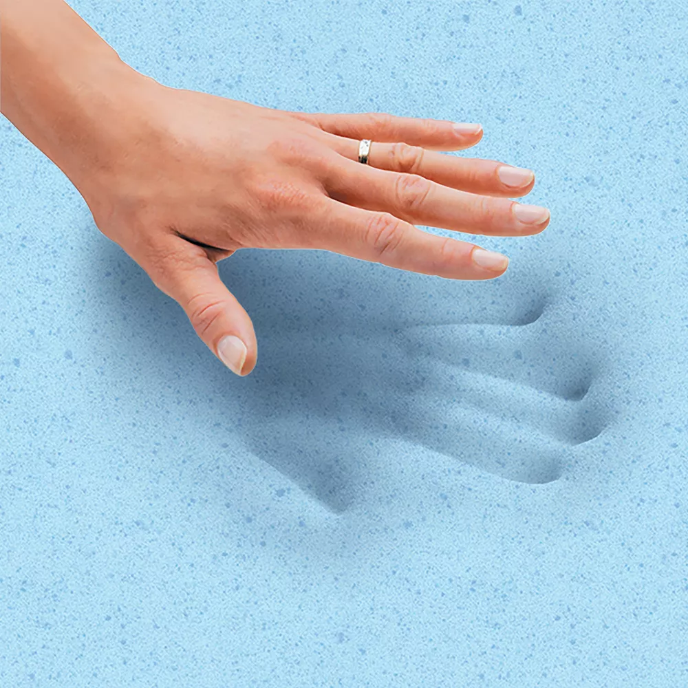 Serta® Floating Support Fiber & Gel Memory Foam Pillow - Image 2