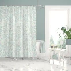 Levtex Home Spruce Spa Shower Curtain