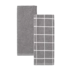 Food Network™ Windowpane Grid Kitchen Towel 2-pk.