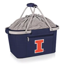 Picnic Time Illinois Fighting Illini Metro Basket Collapsible Cooler Tote