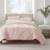 Serta® Simply Clean Antimicrobial Pleated 3-Piece Duvet Cover Set