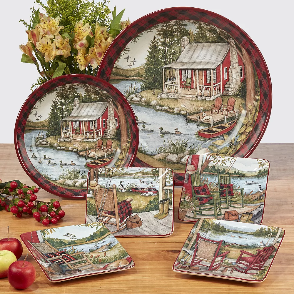 Certified International Lake Retreat 16-pc. Dinnerware Set - Image 3