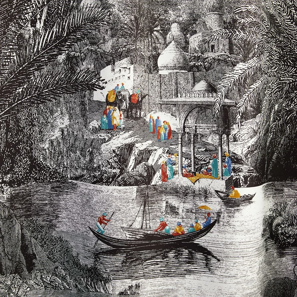 Vern Yip By SKL Home Shangri La Shower Curtain - Image 2