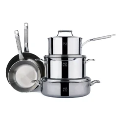 Saveur Selects Voyage Tri-Ply 8-pc. Cookware Set