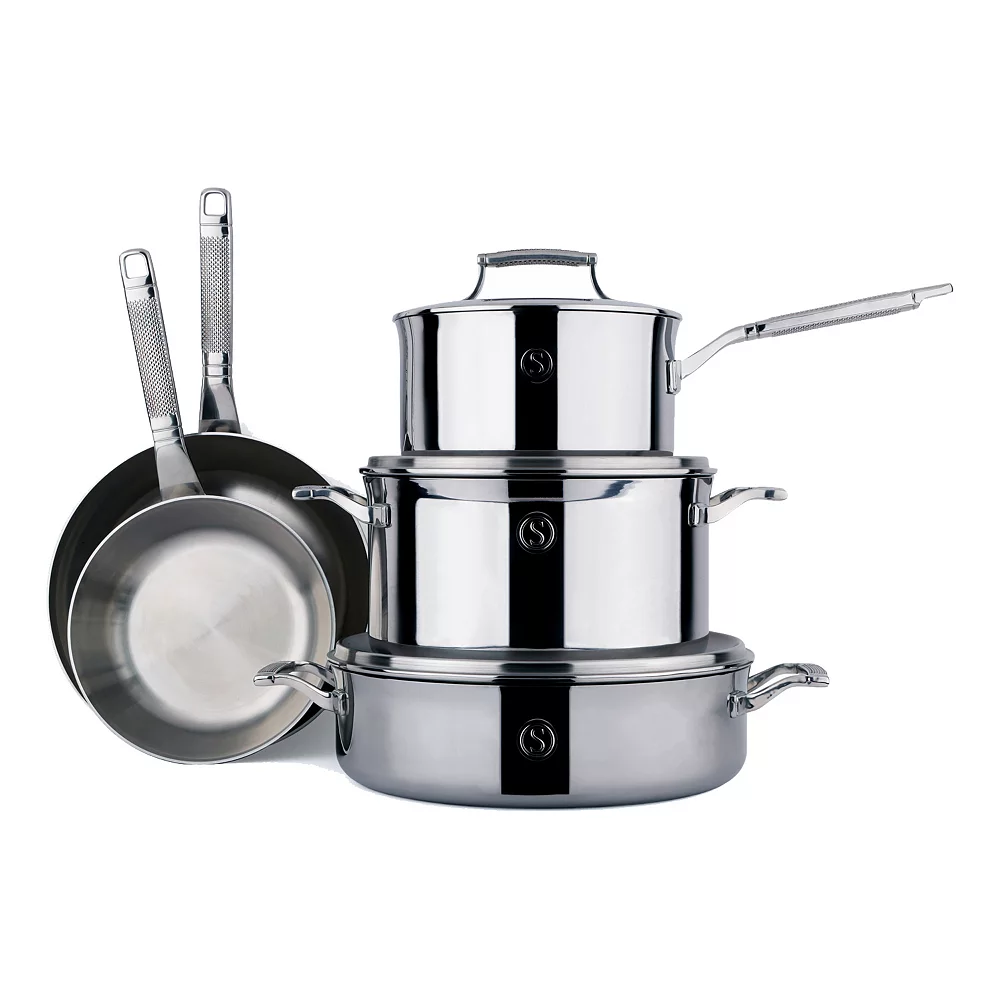 Saveur Selects Voyage Tri-Ply 8-pc. Cookware Set