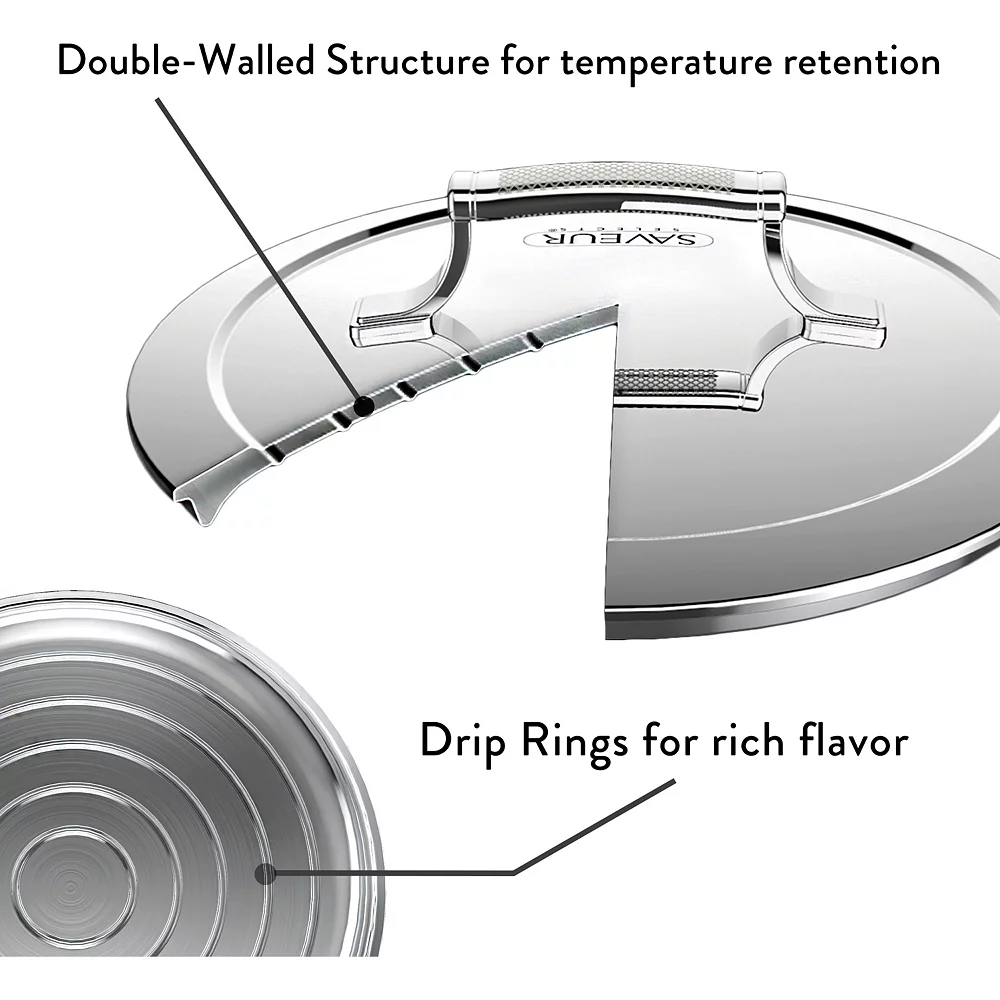 Saveur Selects Voyage Tri-Ply 8-pc. Cookware Set - Image 2