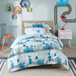 The Little Engine That Could Right On Track Comforter Set With Shams