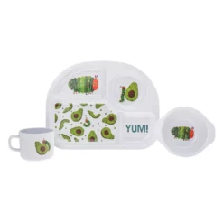 Godinger Silver World Of Eric Carle "The Very Hungry Caterpillar" 3-pc. Kids' Melamine Dinnerware Set