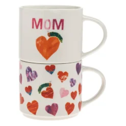 Godinger Silver World Of Eric Carle "The Very Hungry Caterpillar" Mom 2-pc. Stacking Mug Set