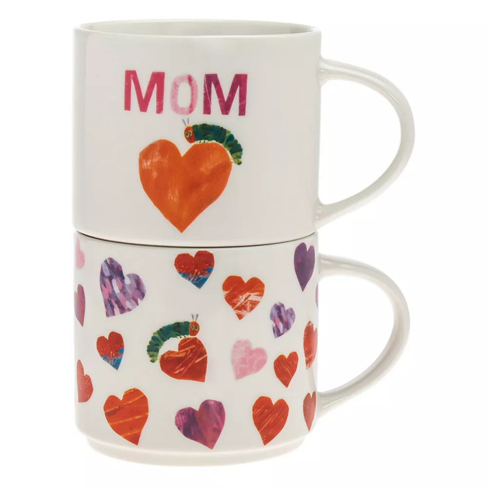 Godinger Silver World Of Eric Carle "The Very Hungry Caterpillar" Mom 2-pc. Stacking Mug Set