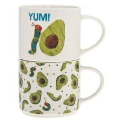 Godinger Silver World Of Eric Carle "The Very Hungry Caterpillar" 2-pc. Avocado Stacking Mug Set