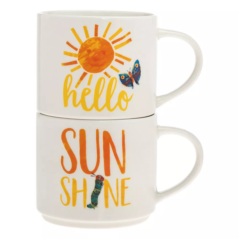 Godinger Silver World Of Eric Carle "The Very Hungry Caterpillar" 2-pc. Stacking Mug Set