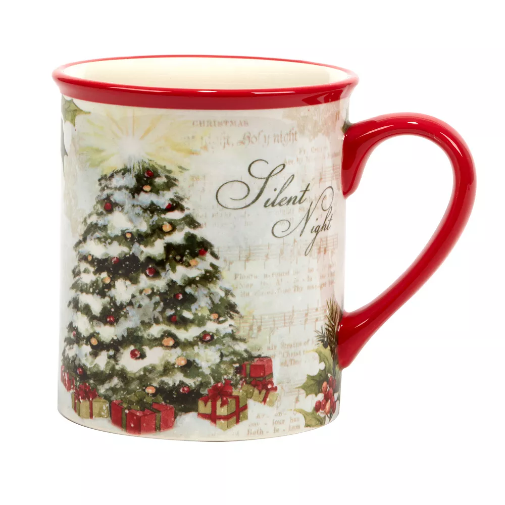 Certified International Silent Night 4-pc. Mug Set - Image 3