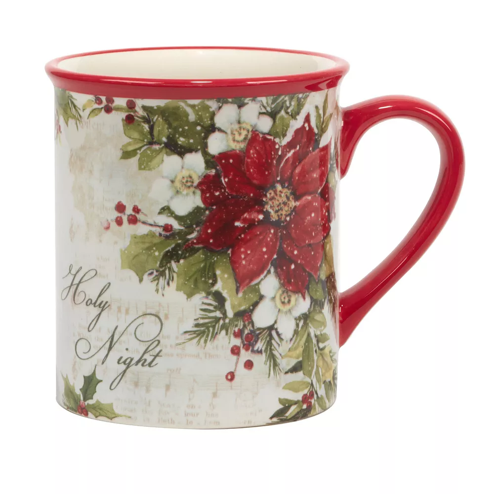 Certified International Silent Night 4-pc. Mug Set - Image 4