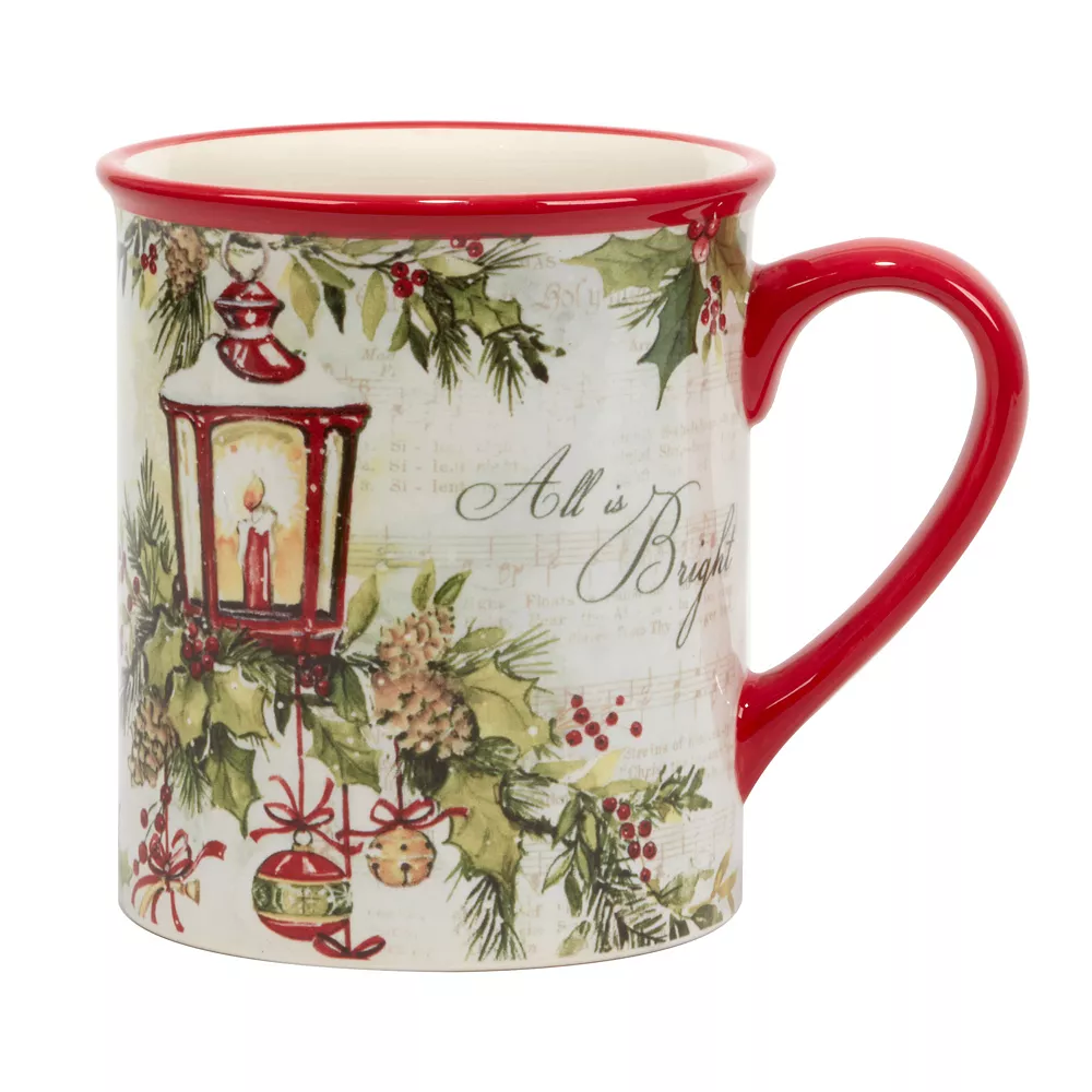 Certified International Silent Night 4-pc. Mug Set - Image 5