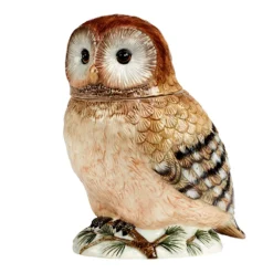 Certified International Winters Walk Owl 3D Cookie Jar