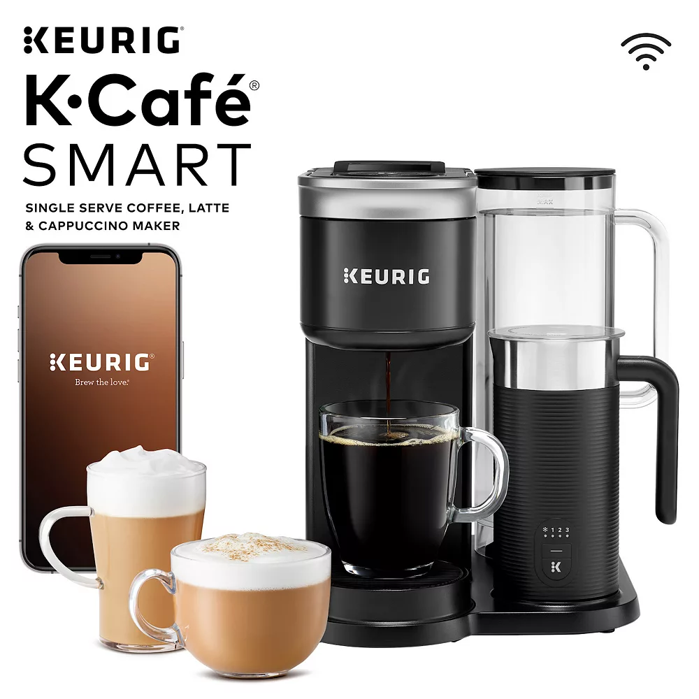 Keurig® K-Cafe® SMART Single-Serve Coffee Maker With WiFi Compatibility, Latte & Cappuccino Machine With Built-In Frother - Image 2