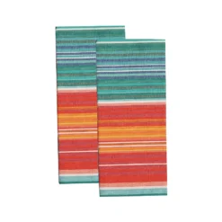 Food Network™ Mesa Feliz Woven Stripe Kitchen Towel 2-pk.