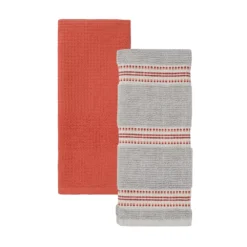 Food Network™ Dobby Ribbed Kitchen Towel 2-pk.