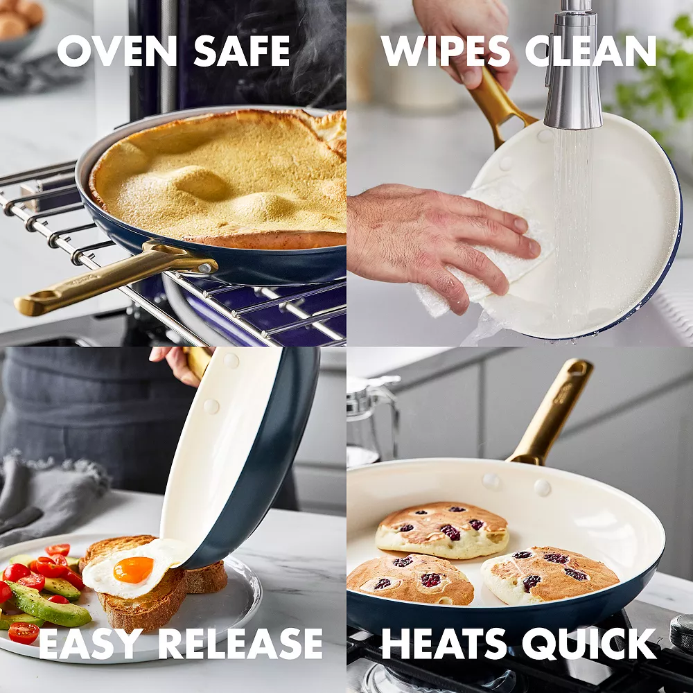 GreenPan Reserve Hard-Anodized Healthy Ceramic Nonstick 10-pc. Cookware Set - Image 5