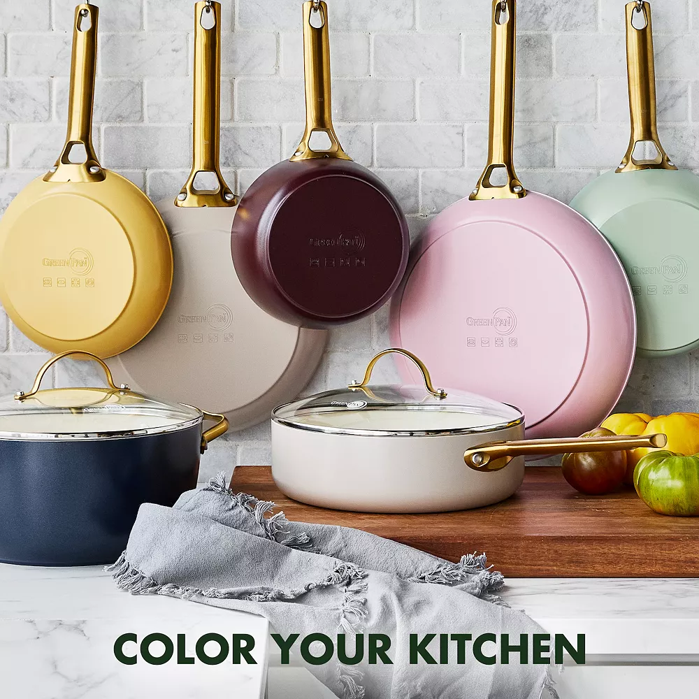 GreenPan Reserve Hard-Anodized Healthy Ceramic Nonstick 10-pc. Cookware Set - Image 6