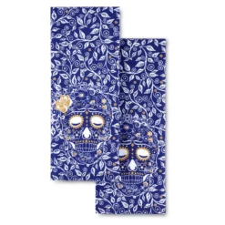 Fiesta Skull & Vine Kitchen Towel 2-pk.